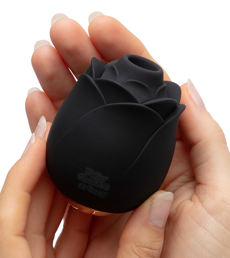 Fifty Shades of Grey Black Rose Clitoral Vibrator - FS5094
