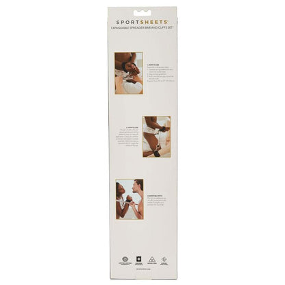 Expandable Spreader Bar and Cuff Set by Sportsheets