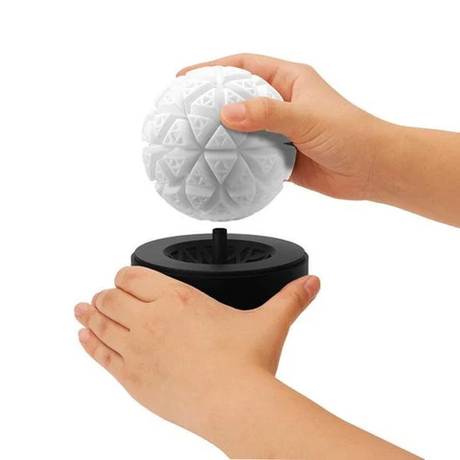 Tenga GEO Glacier Male Masturbator — Reusable Geometric Sleeve - TN461