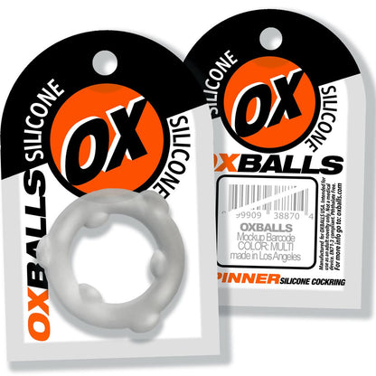 Spinner Single Silicone Ring Vapor Silicone by OXBALLS