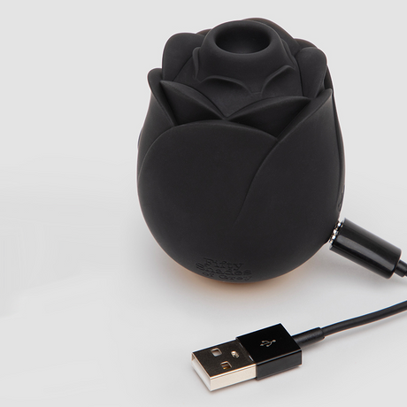 Fifty Shades of Grey Black Rose Clitoral Vibrator - FS5094