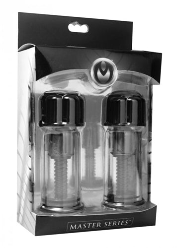 Maxxx Powerful Nipple Suckers - Black by XR Brands