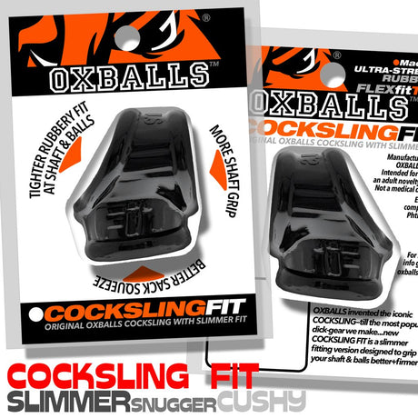OXBALLS CockSling FIT Slim Sling — Black - OX-3209-BLK