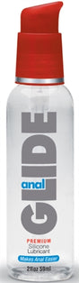 "Anal Glide Silicone Lubricant 2 Oz Pump Bottle BA-AG20"