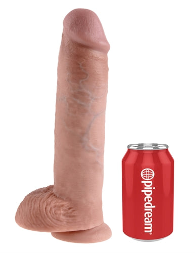 King Cock 11-Inch Cock With Balls - Flesh by Pipedream