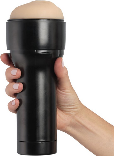 Kiiroo Feel Stroker — Black TPE Male Stroker, 22 cm - KR6171