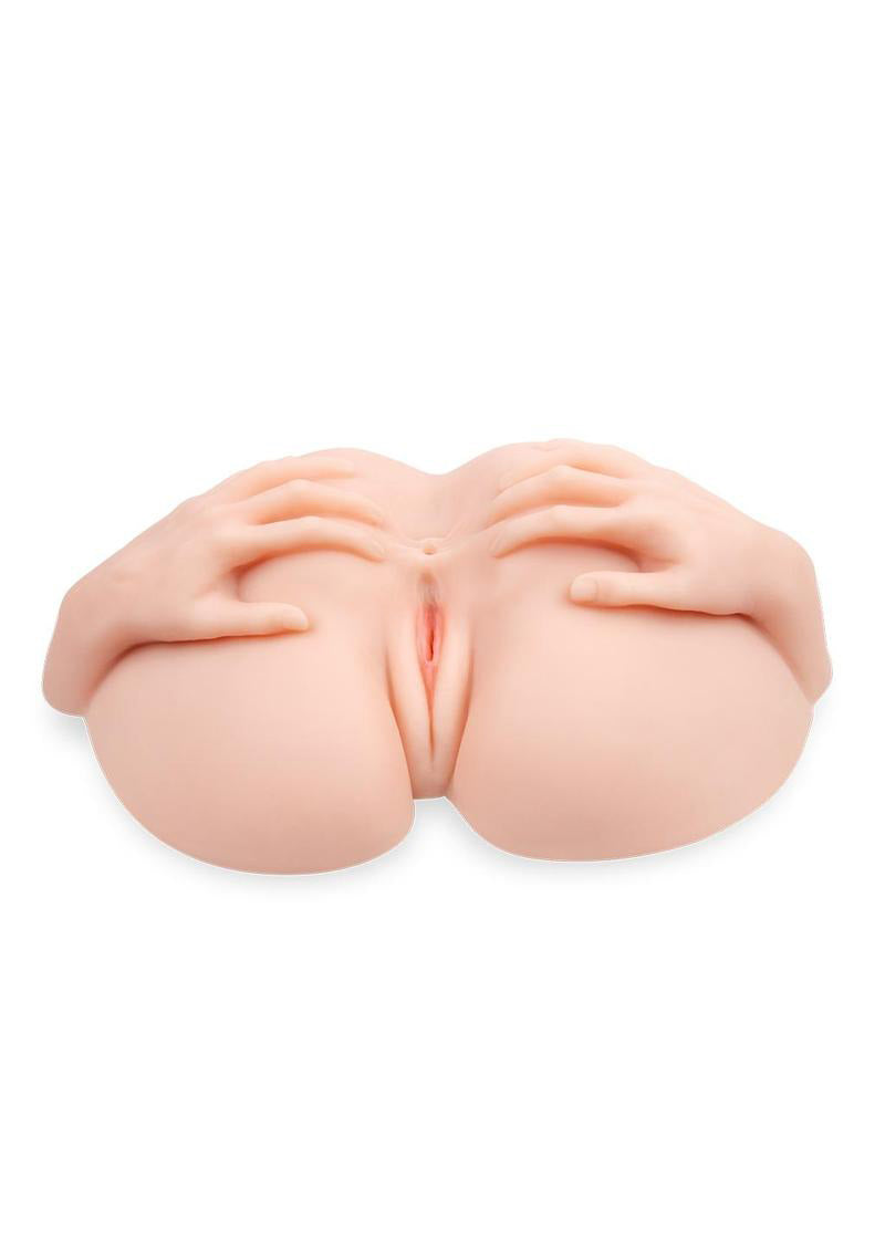 XGEN Vibrating Dual-Entry Masturbator — Light - X-ZO-3014