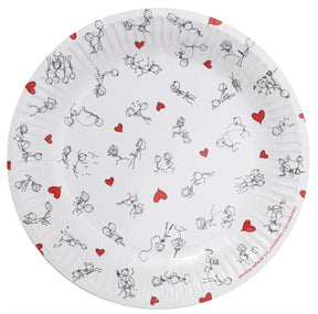 Little Genie Stick Figure 7-Inch Plates — 8 Pack - CP-3653