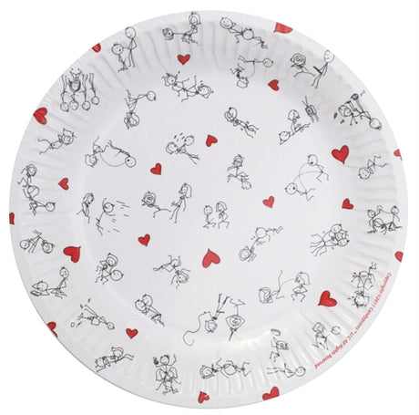 Little Genie Stick Figure 7-Inch Plates — 8 Pack - CP-3653