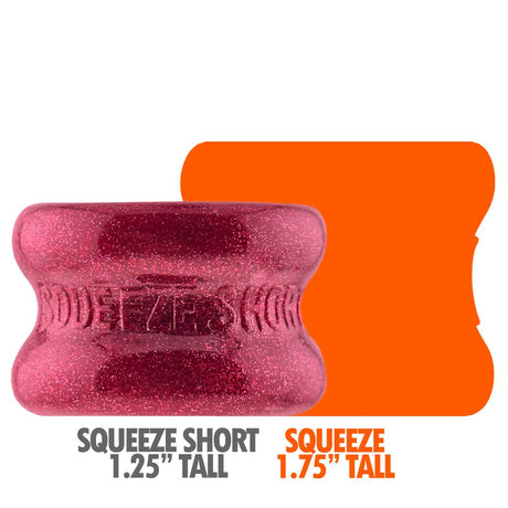 OXBALLS Squeeze Short Ballstretcher — Cherry Lips, 1.25 in - OX8560