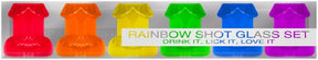 Kheper Games Rainbow Phallic Shot Glasses — Set of 6 - KG-NVE22