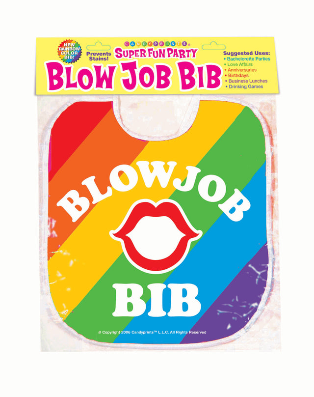 Little Genie Blow Job Bib — Rainbow Novelty Bib - LG-CP1135