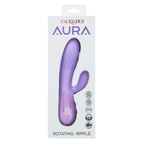 CalExotics Aura Rotating Ripple Vibrator — Purple - SE0648473