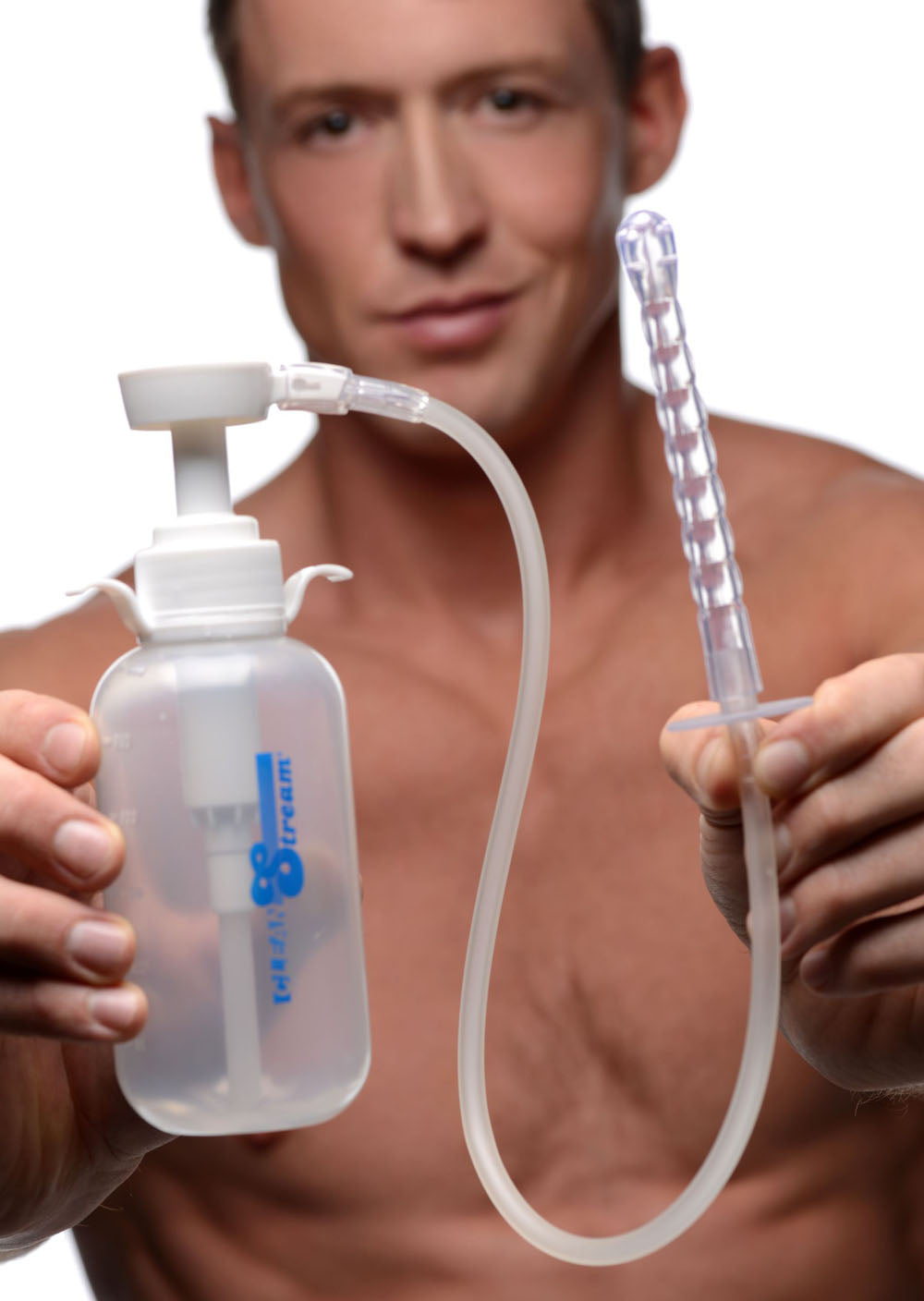 Pump Action Enema Bottle With Nozzle by XR Brands