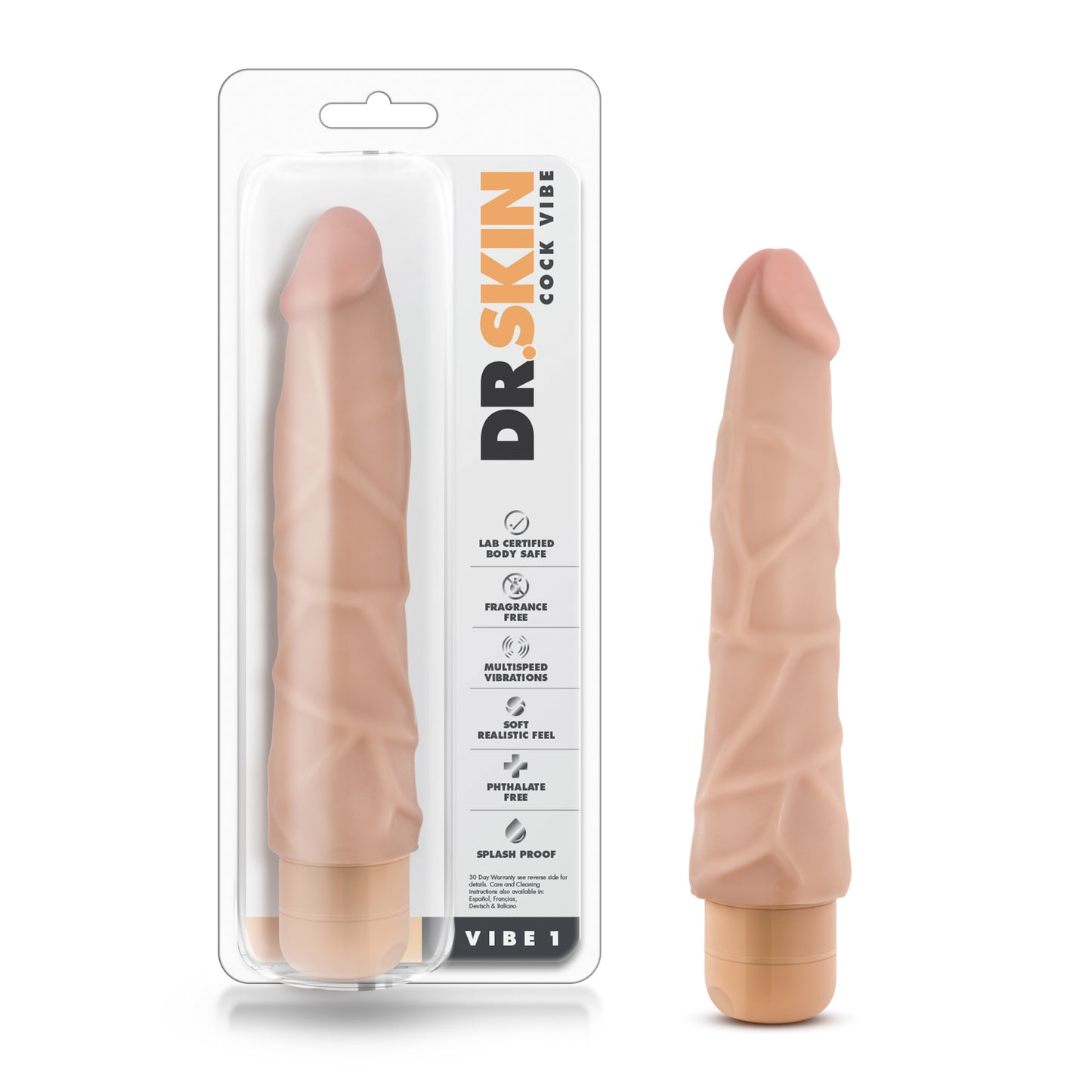 Dr. Skin - Cock Vibe # 1 - Beige by Blush