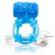 Screaming O Charged Big O Rechargeable Cock Ring — Blue (Each) - ABO-BU-101E