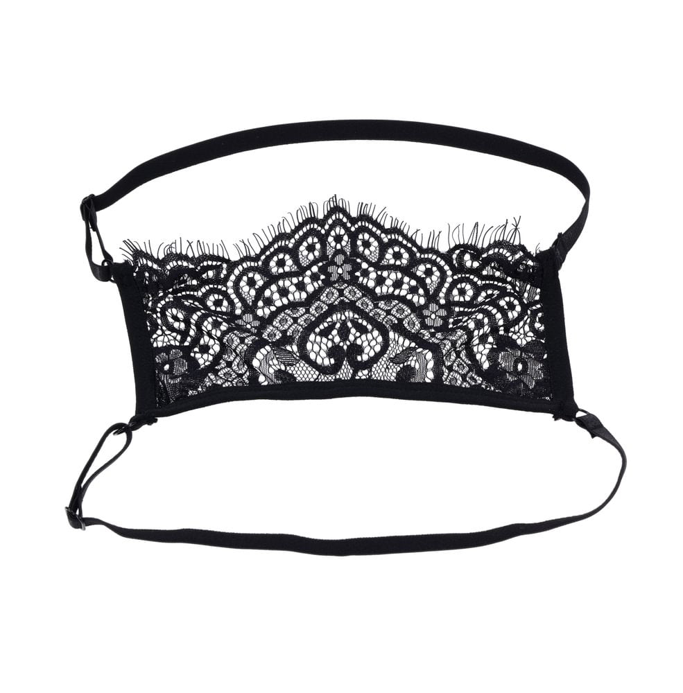 Sportsheets Veiled Vision Lace Blindfold — Adjustable Dual-Strap - SS10100