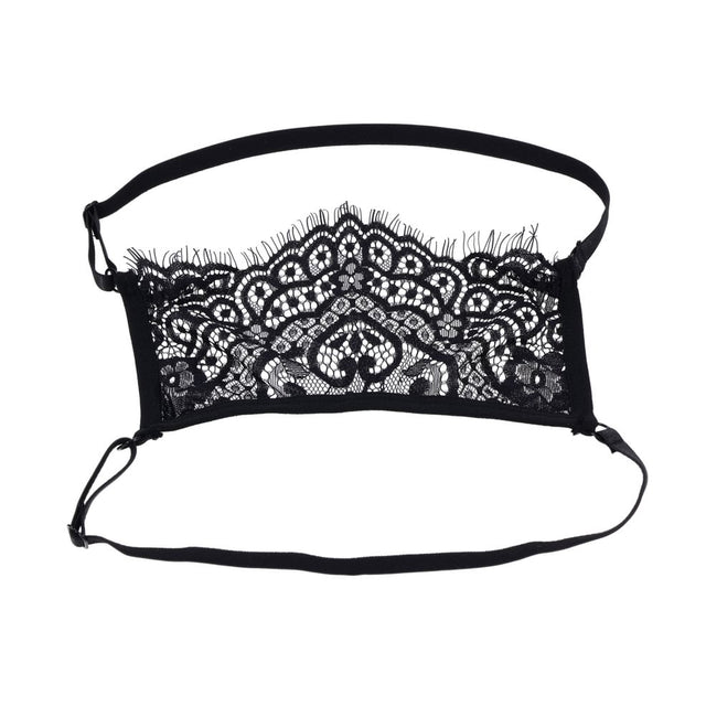 Sportsheets Veiled Vision Lace Blindfold — Adjustable Dual-Strap - SS10100