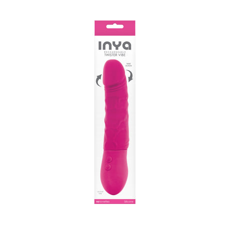 nsnovelties Inya Twister Rotating Vibrator — Pink, 9 Inch - NSN0553-14