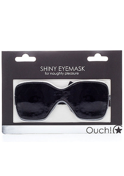 Shiny Eyemask for Naughty Pleasure - Black