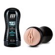 Blush M for Men Soft & Wet Self-Lubricating Stroker Cup with Pleasure Orbs, Vanilla - BL-84003