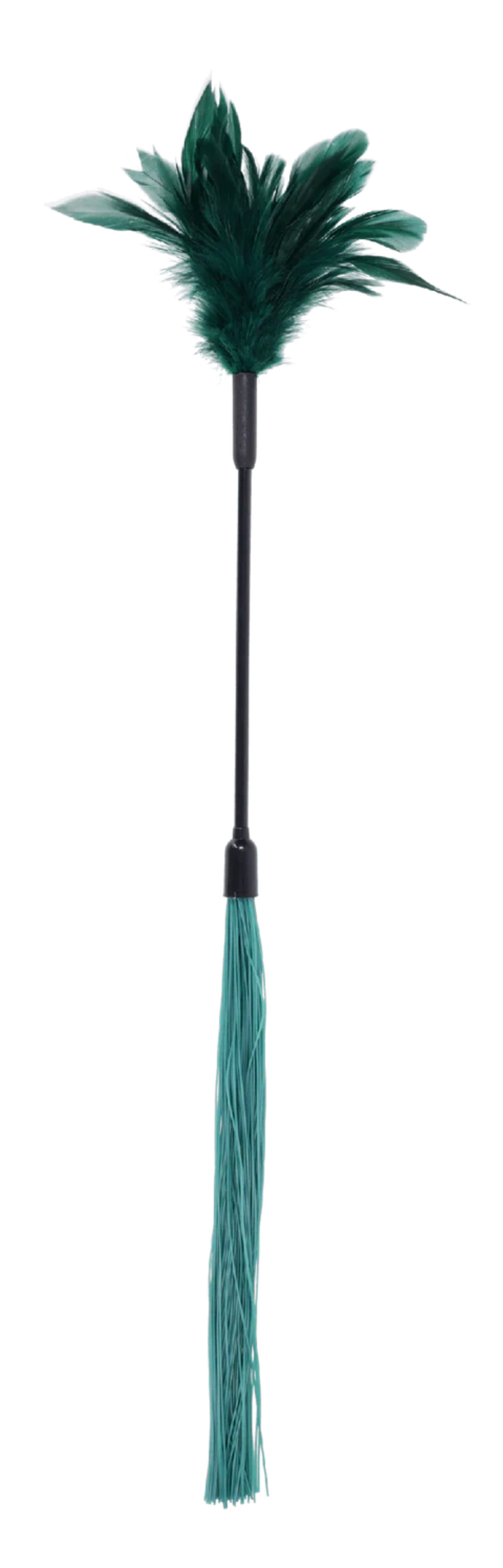 Sportsheets Indica Feather Tickler — Green Dual-Ended Teaser - SS10221