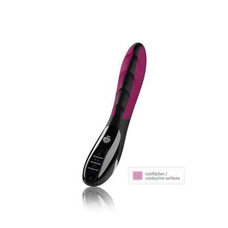 Mystim Sizzling Simon eStim Vibrator — 27 cm, Black - MY8721