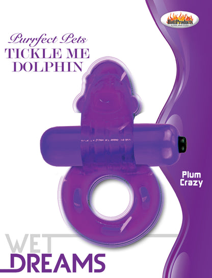 Purrfect Pet Tickle Me Dolphin - Purple by Hott Products