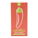 Emojibator Chili Pepper Vibrator — Medical-Grade Silicone, 4.76 in - EM7136