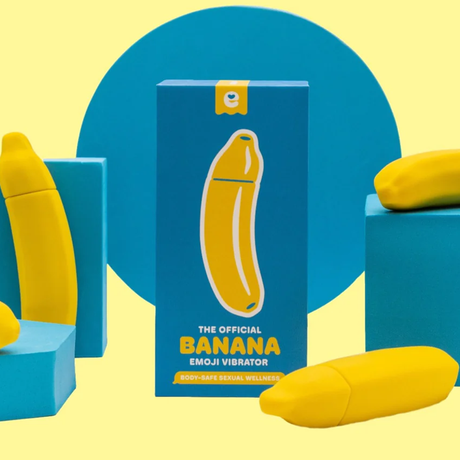 Emojibator Banana Vibrator — 4.6-inch USB Rechargeable Bullet - EM7129
