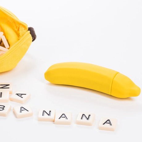 Emojibator Banana Vibrator — 4.6-inch USB Rechargeable Bullet - EM7129