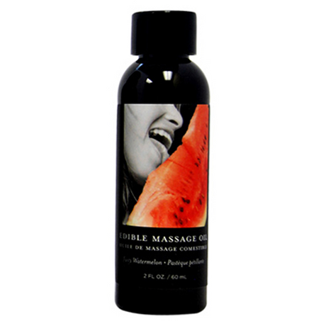 Earthly Body Watermelon Edible Massage Oil — 2 fl oz (60 ml) - EB-MSE204E