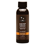 Earthly Body Dreamsicle Hemp Seed Massage Oil — 2 fl oz (60 ml) - EB-MAS206E