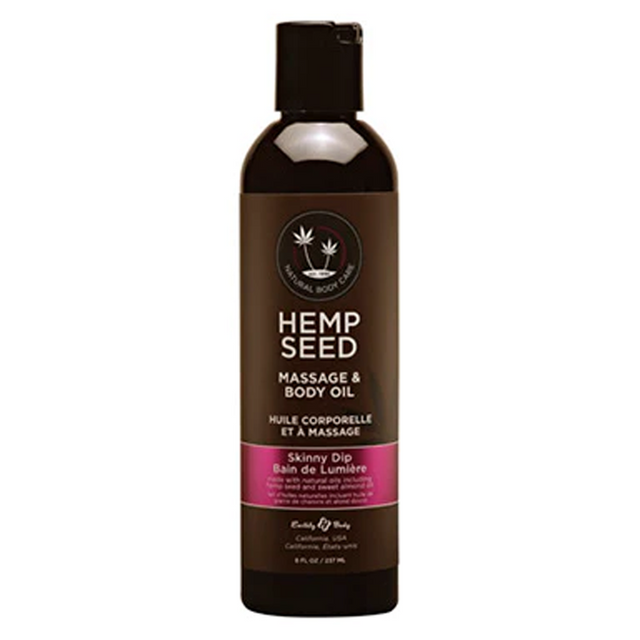 HEMP SEED Skinny Dip Massage Oil — 8 fl oz (237 ml) - EB-MAS021