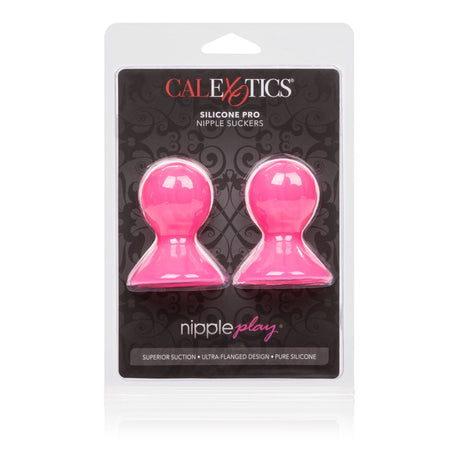 CalExotics Nipple Play Silicone Pro Nipple Suckers - Pink - SE2644752