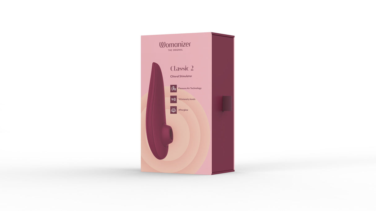 Womanizer Classic 2 Clitoral Stimulator — Bordeaux - WZ5587