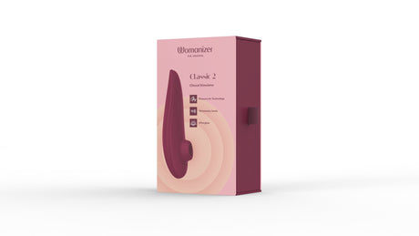 Womanizer Classic 2 Clitoral Stimulator — Bordeaux - WZ5587