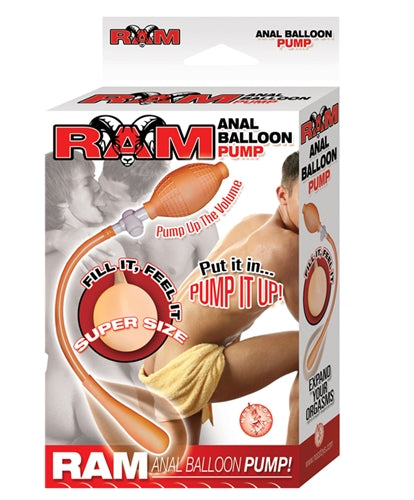 Ram Anal Balloon Pump - Flesh by Nasstoys
