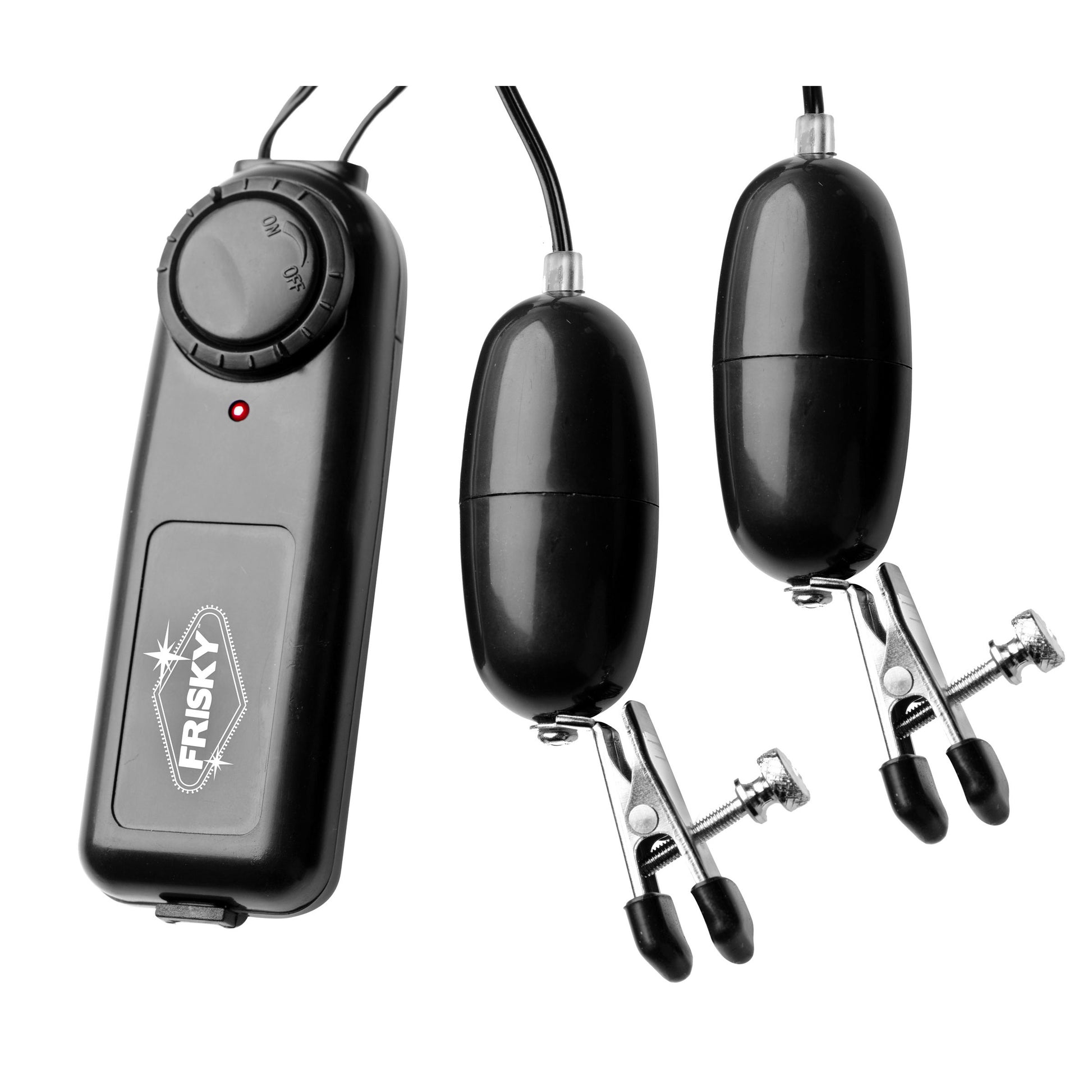 Vibe Me Vibrating Nipple Clamps with Variable Speeds by Frisky