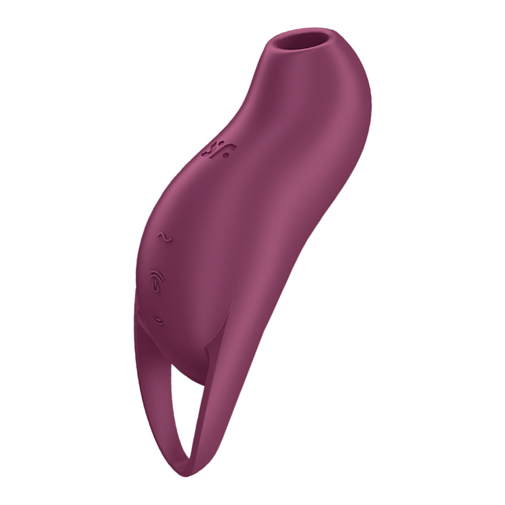 Satisfyer Pocket Pro 1 Clitoral Vibrator — Berry (Travel Size) - SAT-4068138
