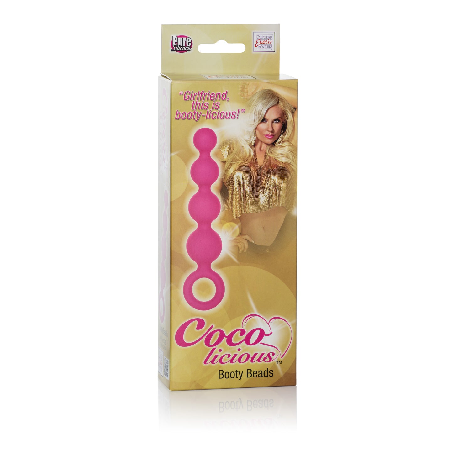 Coco Licious Booty Beads - Pink by CalExotics