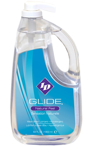 I.D. Lubricants I.D. Glide Water-Based Lubricant Pump Bottle — 64 fl oz - ID-GLD-64