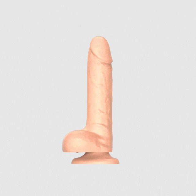 Strap-On-Me Realistic Rotating & Vibrating Dildo L — Vanilla - SM7548