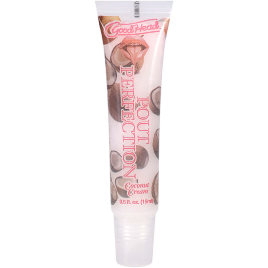 GoodHead Pout Perfection Lip Balm by Doc Johnson — Coconut Cream 0.50oz - DJ1365-01-BX