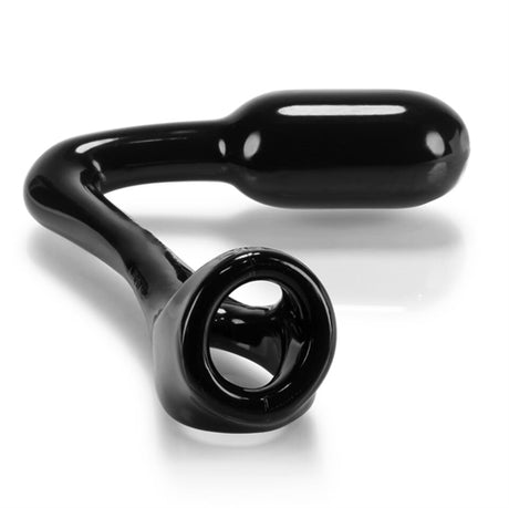 Oxballs Ass‑X Asslock Jock with Integrated Plug, Black - OX-AJ1010-BLK