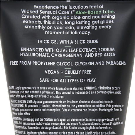Wicked Aloe Vera Based Lube — 4 oz - WS-90734