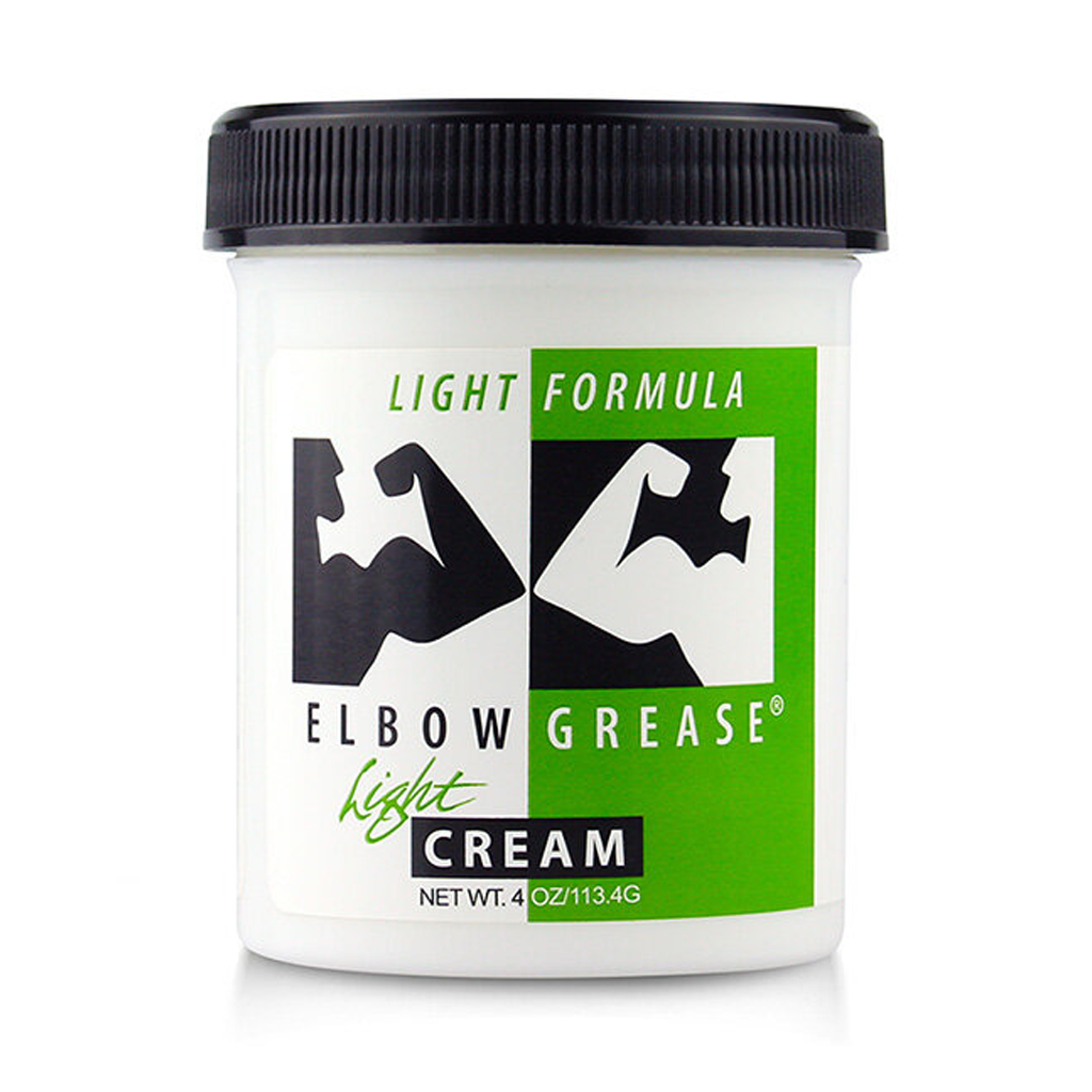 Elbow Grease Light Cream Personal Lubricant Jar, 4 oz - ECL04