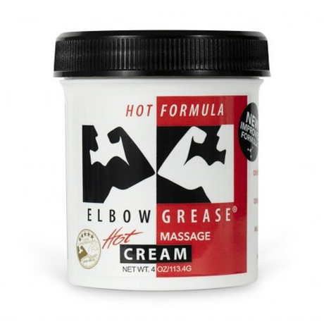 Elbow Grease Hot Cream Massage Jar, 4 oz - ECH04