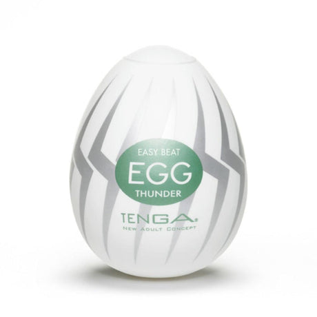 Tenga Egg Thunder Single-Use Male Masturbator with Sample Lubricant - TN469