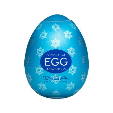 Tenga EGG Snow Crystal — Menthol Single-Use Lubricant & Sleeve - TN223